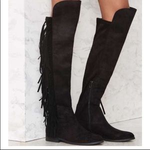 LFL Vegan Leather OTK Boots